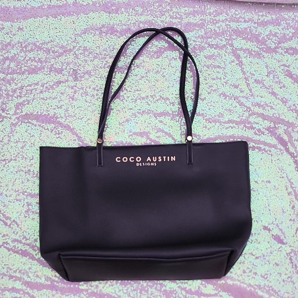 COCO AUSTIN DESIGNS Black Tote Bag NEW!!